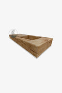 Sandstone rectangular modern washroom sink