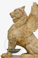 Custom Large Lion with wings sculpture