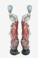Buy Stone Statues With Lamp Post