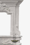 Custom Two Story Stone Fireplace