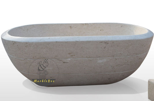 Custom Travertine stone tub