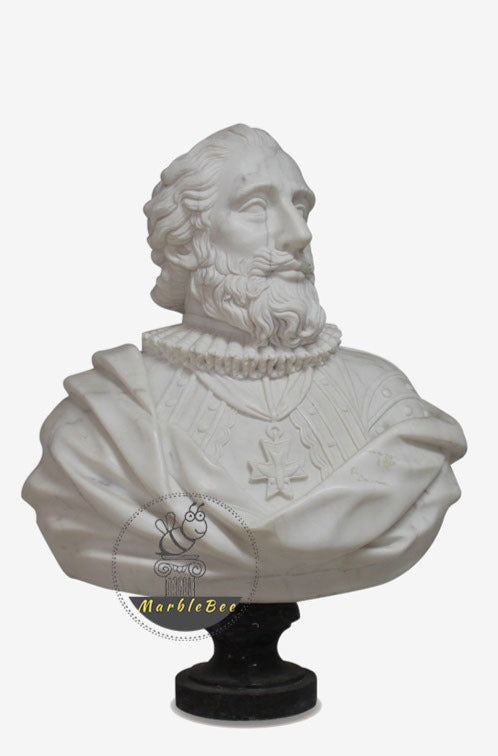 Buy Customized White Marble Bust