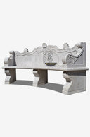 Buy White Stone Garden Bench