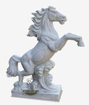 Buy Life-Size White Horse Stone Sculpture