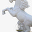 Buy Custom Life-Size White Horse Stone Sculpture